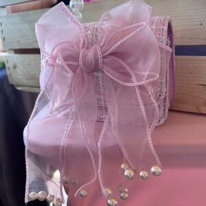 Pink Bow Kids Handbag